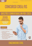 200 Questões Comentadas para Concurso Engenheiro Civil Crea Rs 2025 - 200 Questões