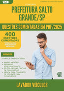 400 Questões Comentadas para Concurso Lavador De Veiculos da Prefeitura Salto Grande Sp 2025 - 200 Questões