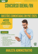 400 Questões Comentadas para Concurso Analista Administrativo Contabilidade Idema Rn 2025 - 200 Questões