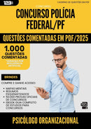 1000 Questões Comentadas para Concurso Policia Federal Pf 2025 Psicologo Organizacional - 1000 Questões