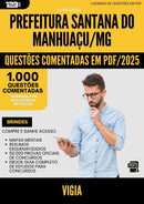 1000 Questões Comentadas para Concurso Vigia Santana Do da Prefeitura Manhuacu Mg 2025 - 1000 Questões