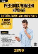 1000 Questões Comentadas para Concurso Contador da Prefeitura Vermelho Novo Mg 2025 - 1000 Questões