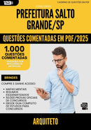 1000 Questões Comentadas para Concurso Arquiteto da Prefeitura Salto Grande Sp 2025 - 1000 Questões