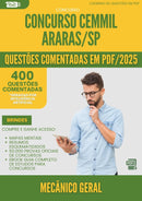 400 Questões Comentadas para Concurso Mecanico Geral Cemmil da Prefeitura Araras Sp 2025 - 200 Questões