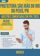 600 Questões Comentadas para Concurso Medico Sao Joao Rio da Prefeitura Peixe Pb 2025 - 600 Questões