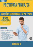 600 Questões Comentadas para Concurso Geografo da Prefeitura Penha Sc 2025 - 600 Questões