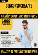 1000 Questões Comentadas para Concurso Analista De Processos Engenharia Crea Rs 2025 - 1000 Questões