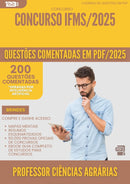 200 Questões Comentadas para Concurso Professor Ciencias Agrarias Zootecnia Ifms 2025 - 200 Questões
