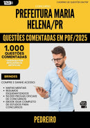 1000 Questões Comentadas para Concurso Pedreiro da Prefeitura Maria Helena Pr 2025 - 1000 Questões