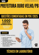 1000 Questões Comentadas para Concurso Tecnico Em Laboratorio da Prefeitura Ouro Velho Pb 2025 - 1000 Questões