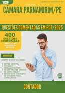 400 Questões Comentadas para Concurso Contador Camara da Prefeitura Parnamirim Pe 2025 - 400 Questões