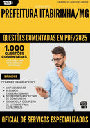 1000 Questões Comentadas para Concurso Oficial De Servicos Especializados da Prefeitura Itabirinha Mg 2025 - 1000 Questões