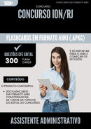 Flashcards para Concurso Assistente Administrativo Ion Rj 2025 - 300 Flashcards de Acordo com Edital