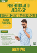 400 Questões Comentadas para Concurso Escriturario Alto da Prefeitura Alegre Sp 2025 - 400 Questões