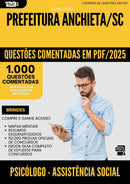 1000 Questões Comentadas para Concurso Psicologo Assistencia Social da Prefeitura Anchieta Sc 2025 - 1000 Questões