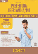 1000 Questões Comentadas para Concurso da Prefeitura Uberlandia Mg 2025 Desenhista - 200 Questões