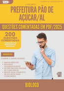 1000 Questões Comentadas para Concurso Biologo da Prefeitura Pao De Acucar Al 2025 - 200 Questões