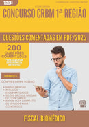 1000 Questões Comentadas para Concurso Fiscal Biomedico Crbm 1 Regiao 2025 - 200 Questões