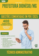 1000 Questões Comentadas para Concurso Tecnico De Enfermagem da Prefeitura Dionisio Mg 2025 - 400 Questões