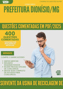 1000 Questões Comentadas para Concurso Vigilante da Prefeitura Dionisio Mg 2025 - 400 Questões