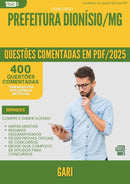 1000 Questões Comentadas para Concurso Mecanico da Prefeitura Dionisio Mg 2025 - 400 Questões