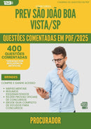1000 Questões Comentadas para Concurso Auxiliar Previdenciario Contabilidade Prev Sao Joao da Prefeitura Boa Vista Sp 2025 - 400 Questões
