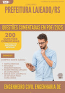1000 Questões Comentadas para Concurso Engenheiro Civil Engenharia De Trafego da Prefeitura Lajeado Rs 2025 - 200 Questões