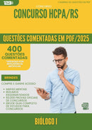 1000 Questões Comentadas para Concurso Biologo I Hcpa Rs 2025 - 400 Questões