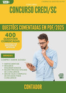 1000 Questões Comentadas para Concurso Contador Creci Sc 2025 - 400 Questões