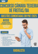 1000 Questões Comentadas para Concurso Radialista Camara da Prefeitura Teixeira De Freitas Ba 2025 - 600 Questões