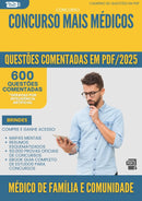 1000 Questões Comentadas para Concurso Mais Medicos 2025 Medico De Familia E Comunidade - 600 Questões