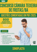 1000 Questões Comentadas para Concurso Sonoplasta Camara da Prefeitura Teixeira De Freitas Ba 2025 - 800 Questões