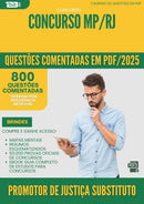 1000 Questões Comentadas para Concurso Promotor De Justica Substituto Mp Rj 2025 - 800 Questões