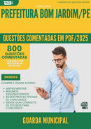 1000 Questões Comentadas para Concurso Guarda Municipal da Prefeitura Bom Jardim Pe 2025 - 800 Questões