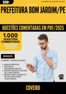 1000 Questões Comentadas para Concurso Coveiro da Prefeitura Bom Jardim Pe 2025 - 1000 Questões