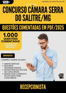 1000 Questões Comentadas para Concurso Recepcionista Camara Serra Do da Prefeitura Salitre Mg 2025 - 1000 Questões