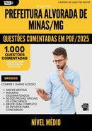 1000 Questões Comentadas para Concurso Nivel Medio da Prefeitura Alvorada De Minas Mg 2025 - 1000 Questões