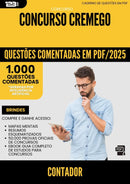 1000 Questões Comentadas para Concurso Contador Cremego 2025 - 1000 Questões