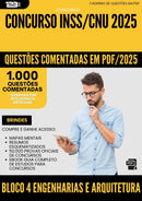 1000 Questões Comentadas para Concurso Bloco 4 Engenharias E Arquitetura Inss Cnu 2025 - 1000 Questões