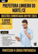 1000 Questões Comentadas para Concurso Professor Ii Lingua Portuguesa da Prefeitura Limoeiro Do Norte Ce 2025 - 1000 Questões