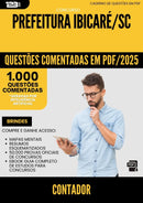 1000 Questões Comentadas para Concurso Contador da Prefeitura Ibicare Sc 2025 - 1000 Questões