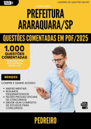 1000 Questões Comentadas para Concurso Pedreiro da Prefeitura Araraquara Sp 2025 - 1000 Questões