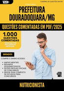 1000 Questões Comentadas para Concurso Nutricionista da Prefeitura Douradoquara Mg 2025 - 1000 Questões