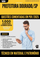 1000 Questões Comentadas para Concurso Tecnico Em Material E Patrimonio da Prefeitura Dourado Sp 2025 - 1000 Questões