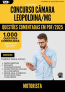 1000 Questões Comentadas para Concurso Motorista Camara da Prefeitura Leopoldina Mg 2025 - 1000 Questões