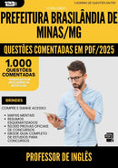 1000 Questões Comentadas para Concurso Professor De Ingles da Prefeitura Brasilandia De Minas Mg 2025 - 1000 Questões