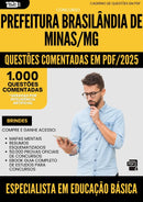 1000 Questões Comentadas para Concurso Especialista Em Educacao Basica da Prefeitura Brasilandia De Minas Mg 2025 - 1000 Questões
