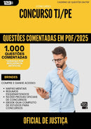 1000 Questões Comentadas para Concurso Oficial De Justica Tj Pe 2025 - 1000 Questões