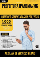 1000 Questões Comentadas para Concurso Auxiliar De Servicos Gerais da Prefeitura Ipanema Mg 2025 - 1000 Questões