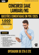 1000 Questões Comentadas para Concurso Operador De Eta E Ete Saae da Prefeitura Lambari Mg 2025 - 1000 Questões